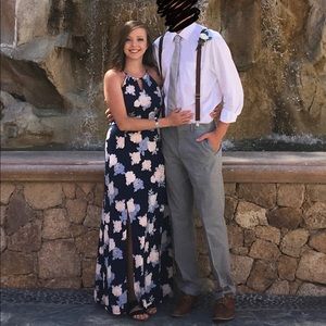 Floor length occasion dress